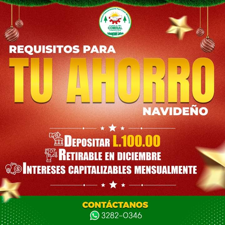 requisitos para ahorro navideño